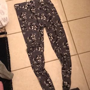 Flower design leggings